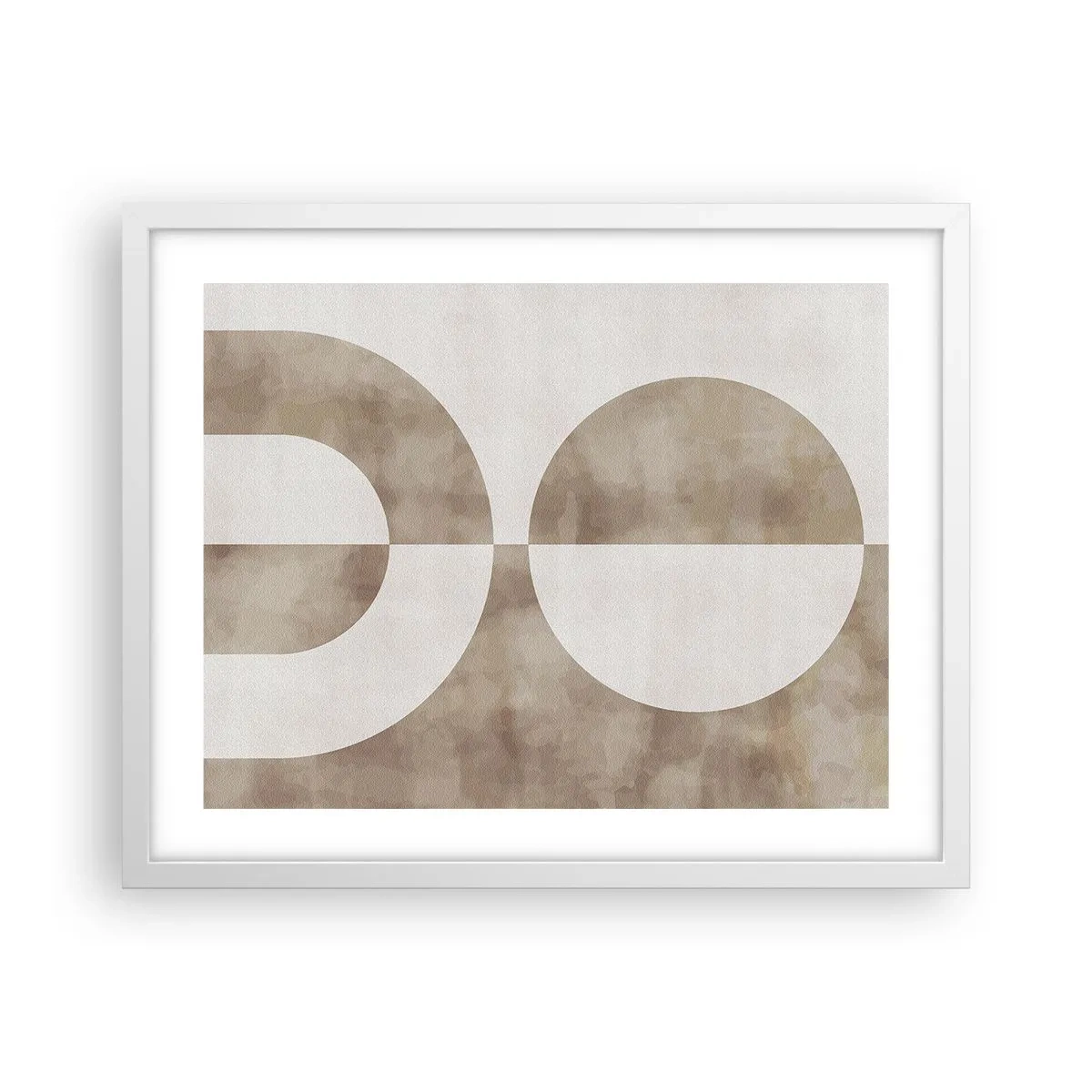 Plakat i hvid ramme - Ligheder og forskelle - 50x40 cm