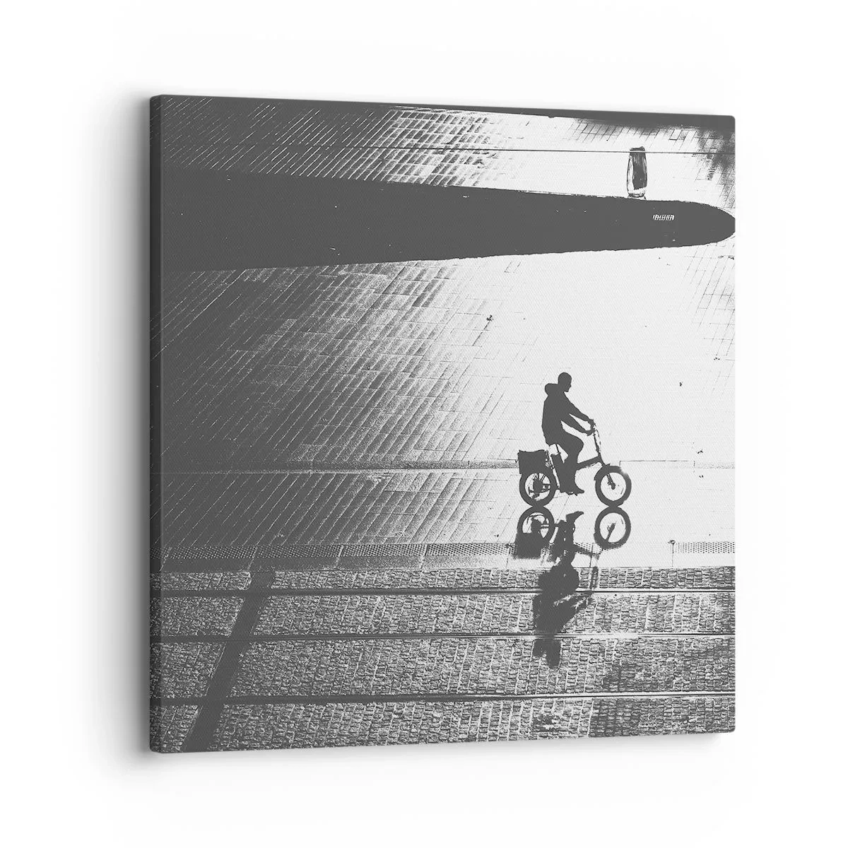 Lærredstryk - Billede på lærred - Fremad, gennem byen - 30x30 cm
