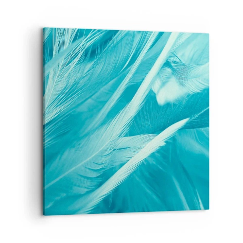 Lærredstryk - Billede på lærred - At drukne i fluff - 50x50 cm