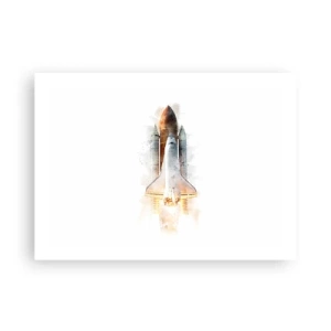 Plakat - Opdagelsesrejsende i starten - 70x50 cm