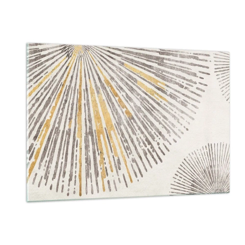 Billede på glas - Skønheden i en rokke - 120x80 cm