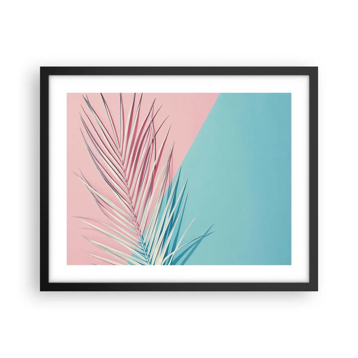 Plakat i sort ramme - Tropisk indtryk - 50x40 cm