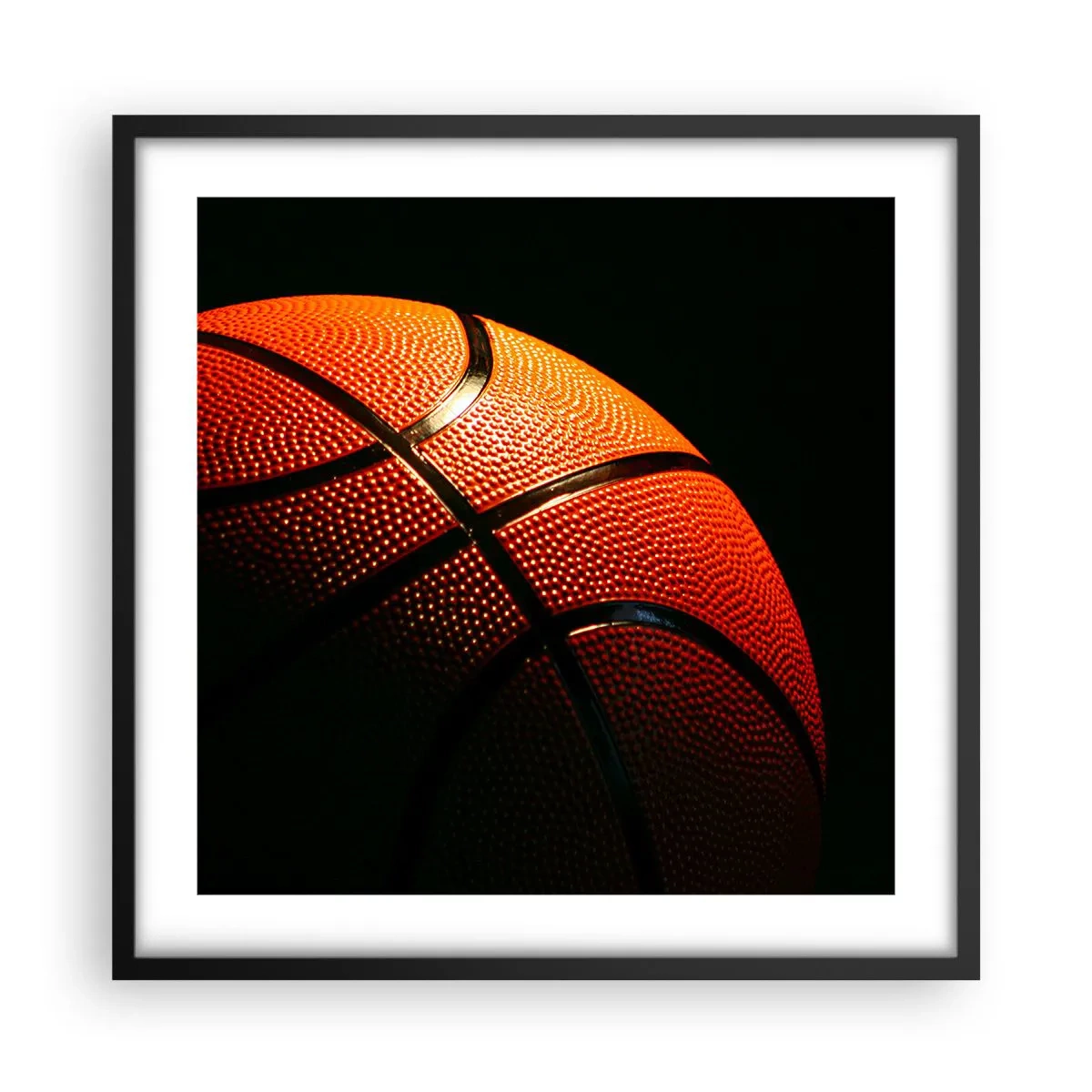 Plakat i sort ramme - Smuk som en planet - 50x50 cm