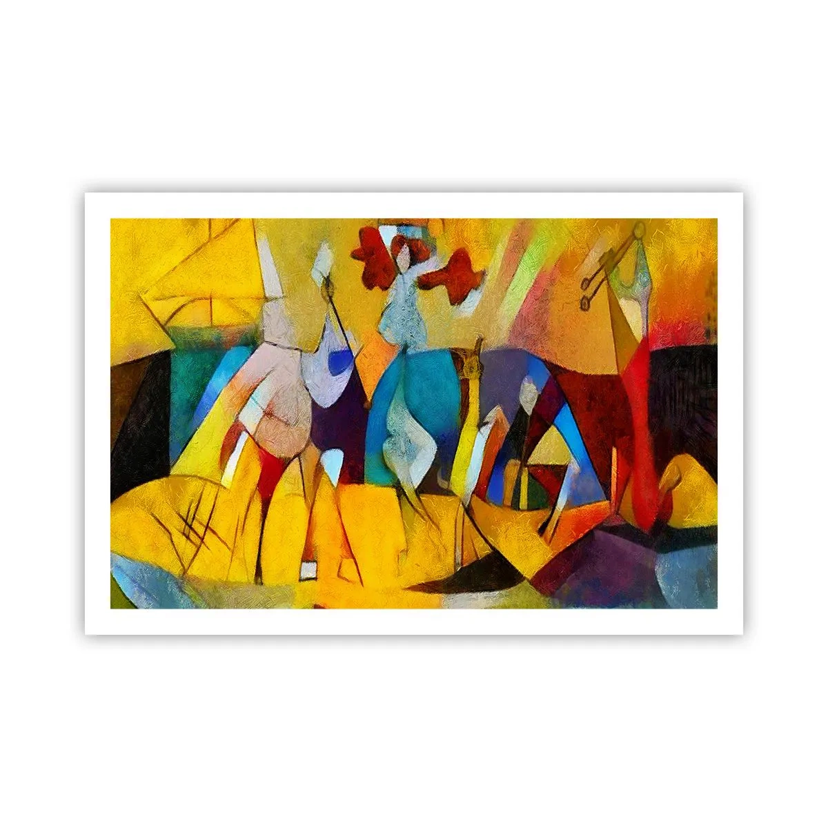 Plakat - Sol - liv - glæde - 91x61 cm