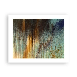 Plakat - En utilsigtet farverig komposition - 50x40 cm