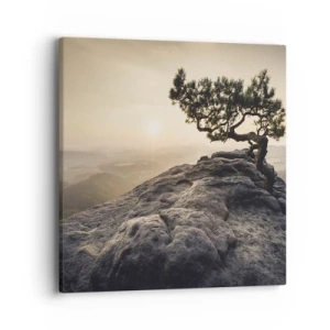 Lærredstryk - Billede på lærred - Livet vinder altid - 40x40 cm