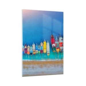 Billede på glas - Fra et fugleperspektiv - 70x100 cm