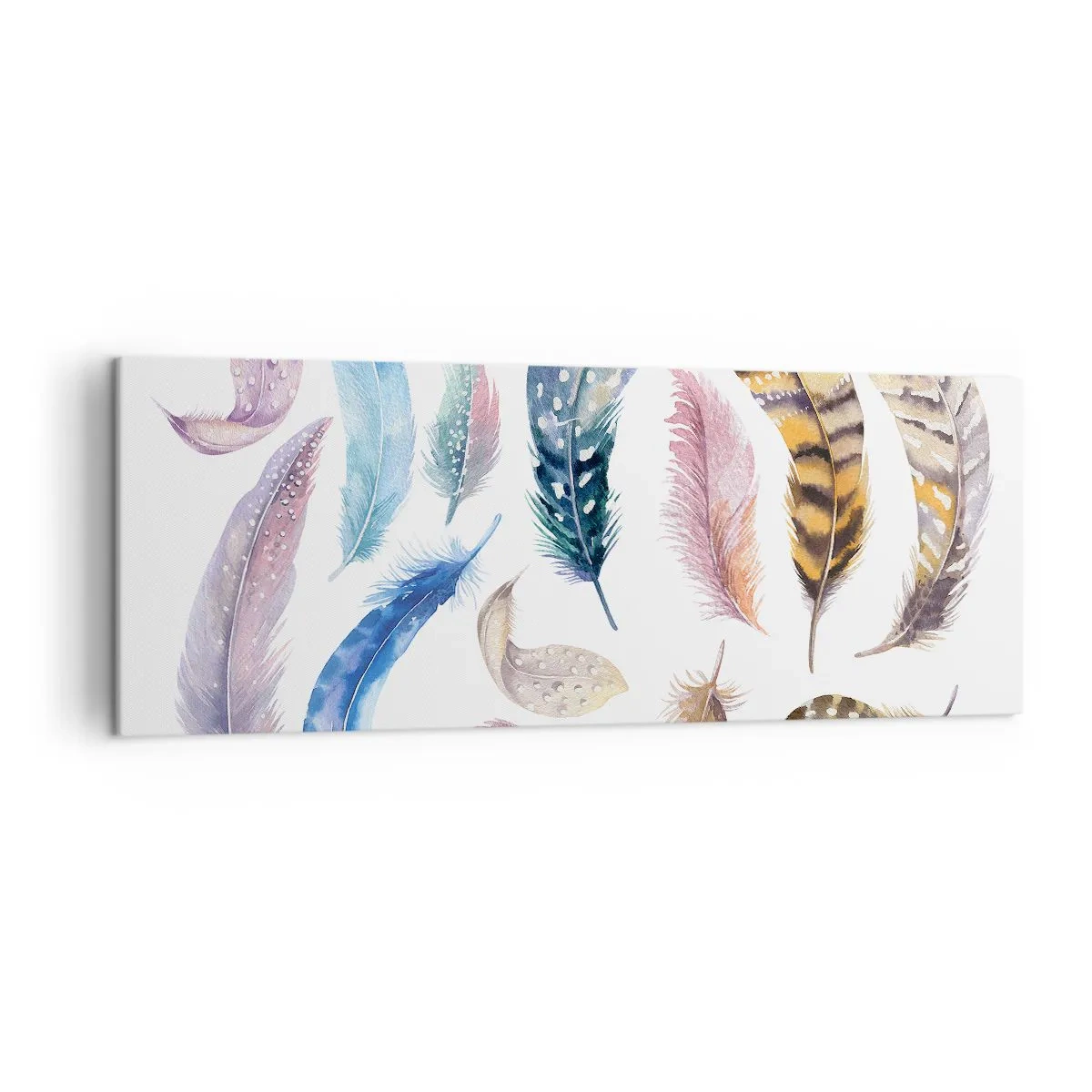 Lærredstryk - Billede på lærred - Letvægts, farverig og flerfarvet - 140x50 cm