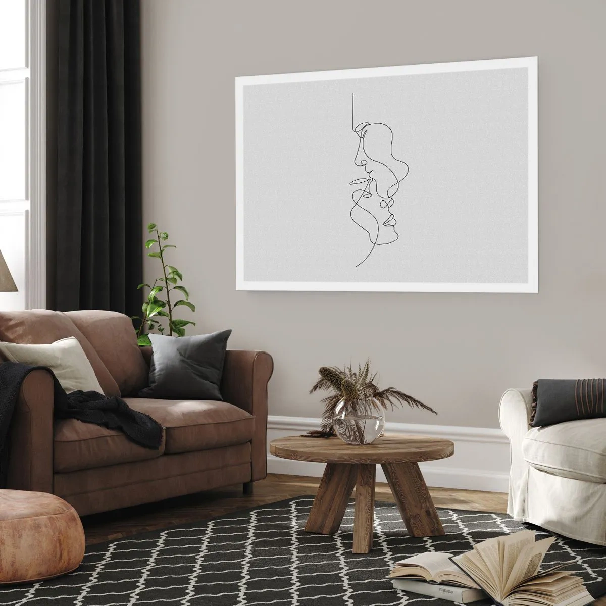 Plakat - Gløderne af glubende begær - 70x50 cm