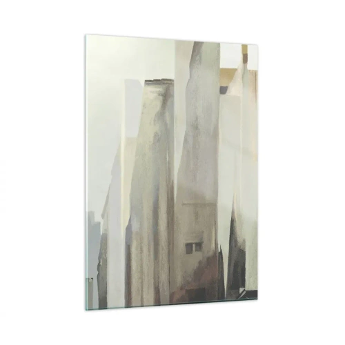 Billede på glas - En drøm om byen - 50x70 cm