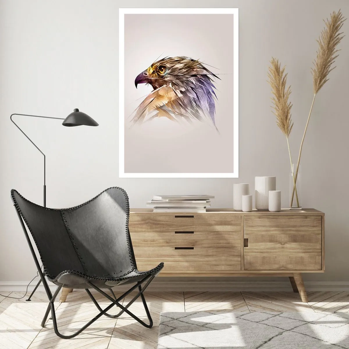 Plakat - Portræt af en kriger - 61x91 cm