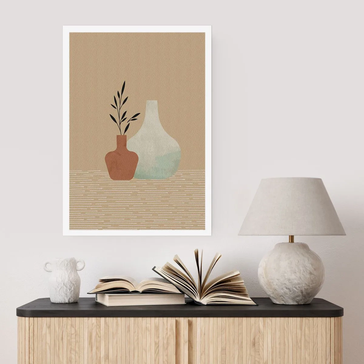 Plakat - Vase og dens idé - 70x100 cm