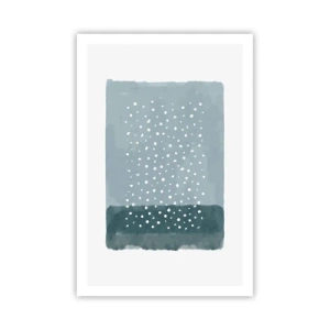 Plakat - Dyrket i blåt - 61x91 cm