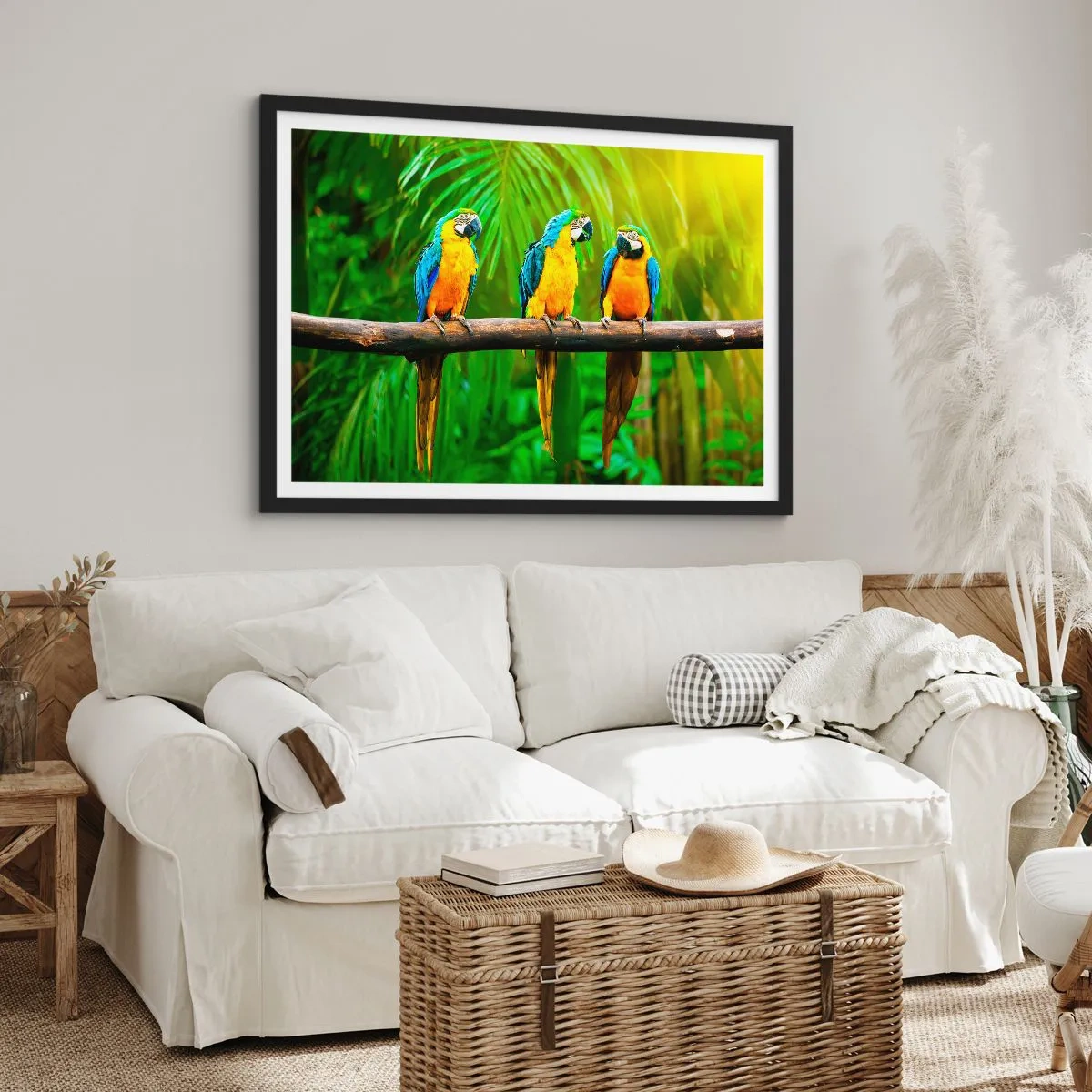 Plakat i sort ramme - Og har du hørt, at hun...? - 40x30 cm