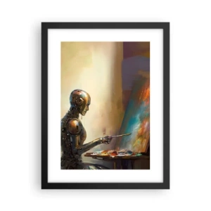 Plakat i sort ramme - Fremtidens kunst - 30x40 cm