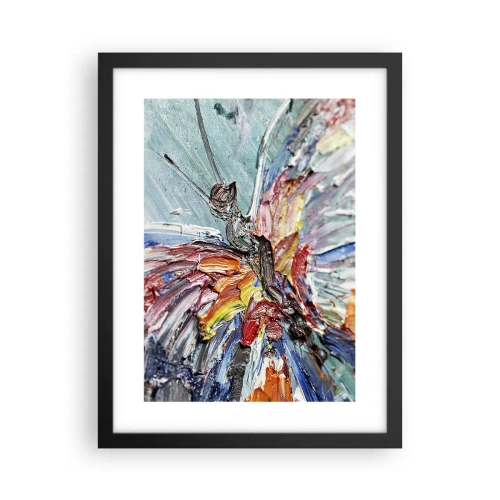 Plakat i sort ramme - Malet af naturen - 30x40 cm