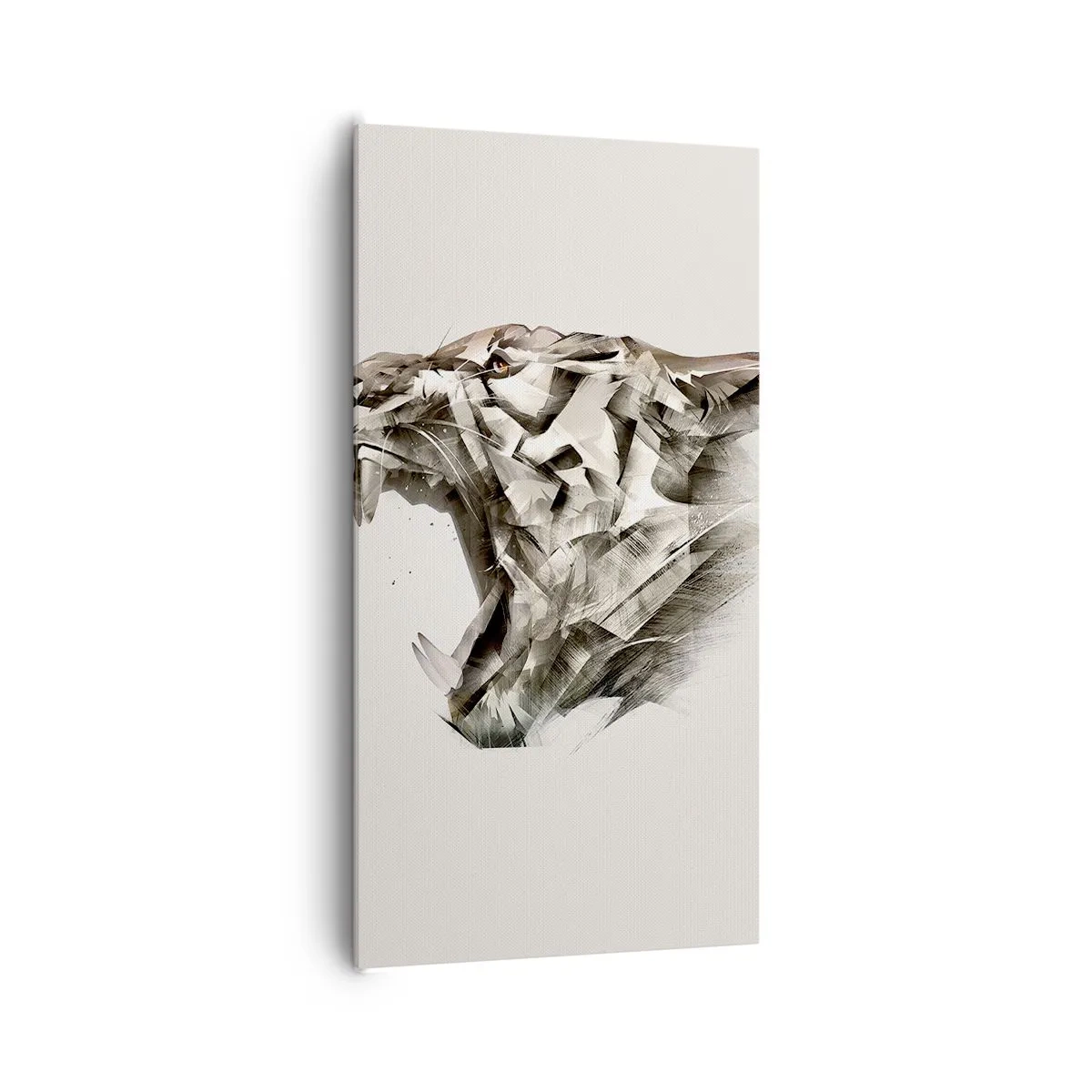 Lærredstryk - Billede på lærred - Du ved allerede, hvem der har ansvaret - 65x120 cm