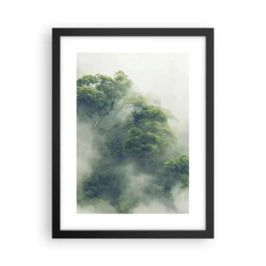 Plakat i sort ramme - Pakket ind i tåge - 30x40 cm