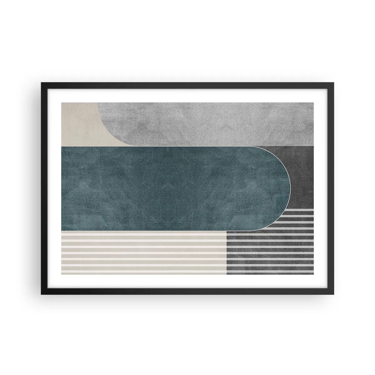Plakat i sort ramme - Horisontal komposition - 70x50 cm