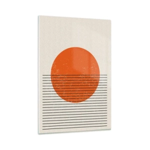 Billede på glas - Altid solen - 80x120 cm