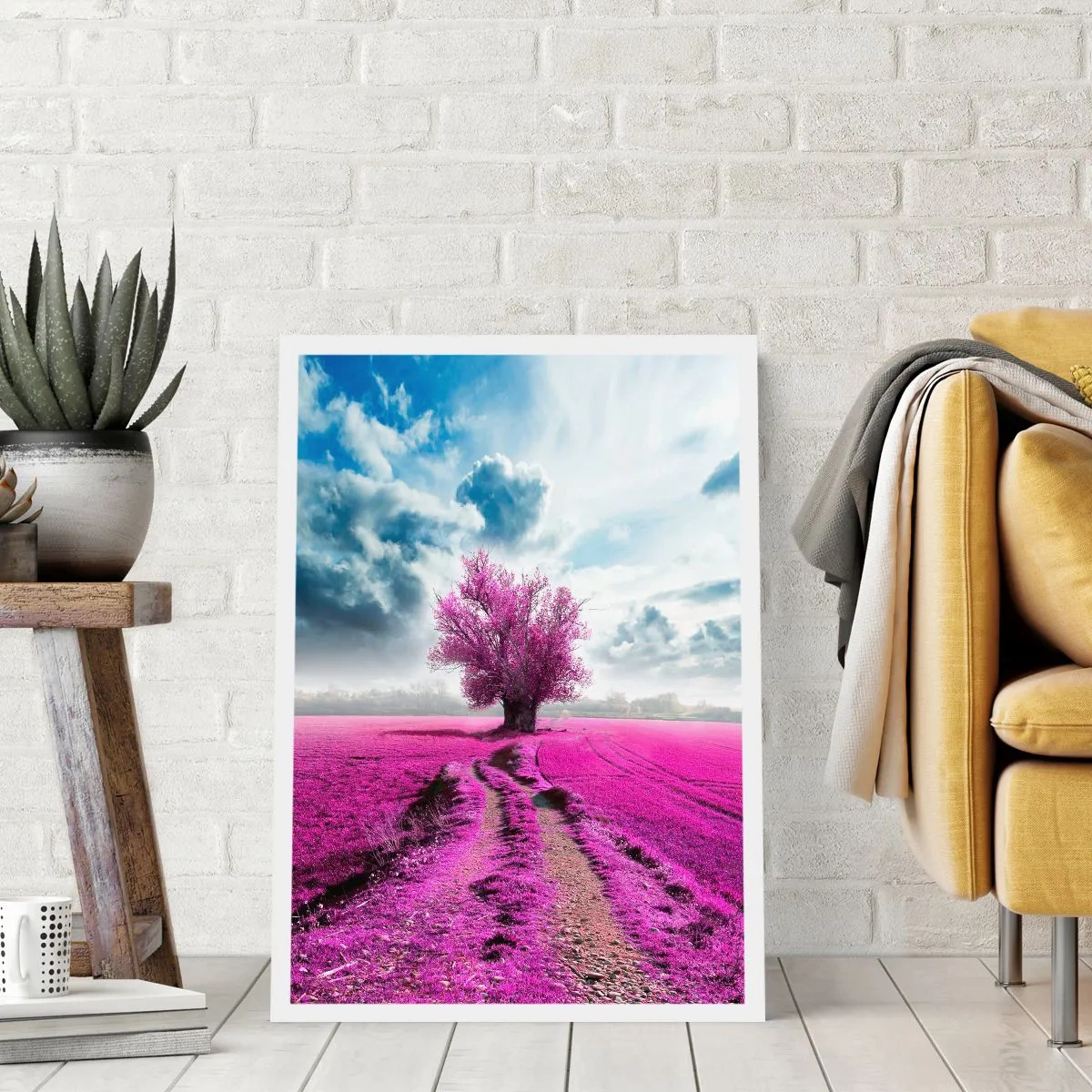 Plakat - Hedeslette - charmerende - 70x100 cm