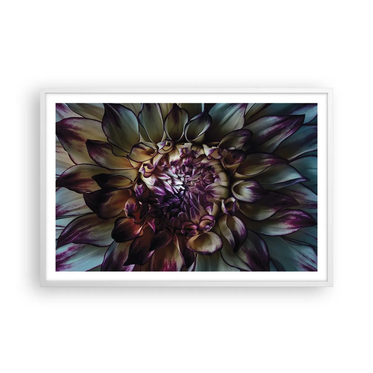 Plakat i hvid ramme - Ungdommens blomstring - 91x61 cm