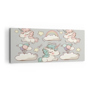 Lærredstryk - Billede på lærred - Der er bestemt ... - 120x50 cm