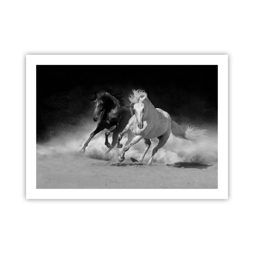 Plakat - Frihedens galop - 70x50 cm