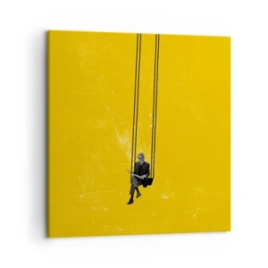 Lærredstryk - Billede på lærred - En dag som alle andre - 50x50 cm