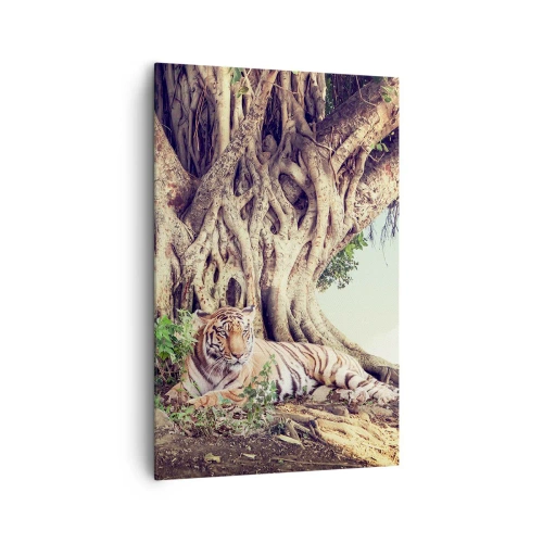 Lærredstryk - Billede på lærred - Udsigt fra Første Mosebog - 80x120 cm