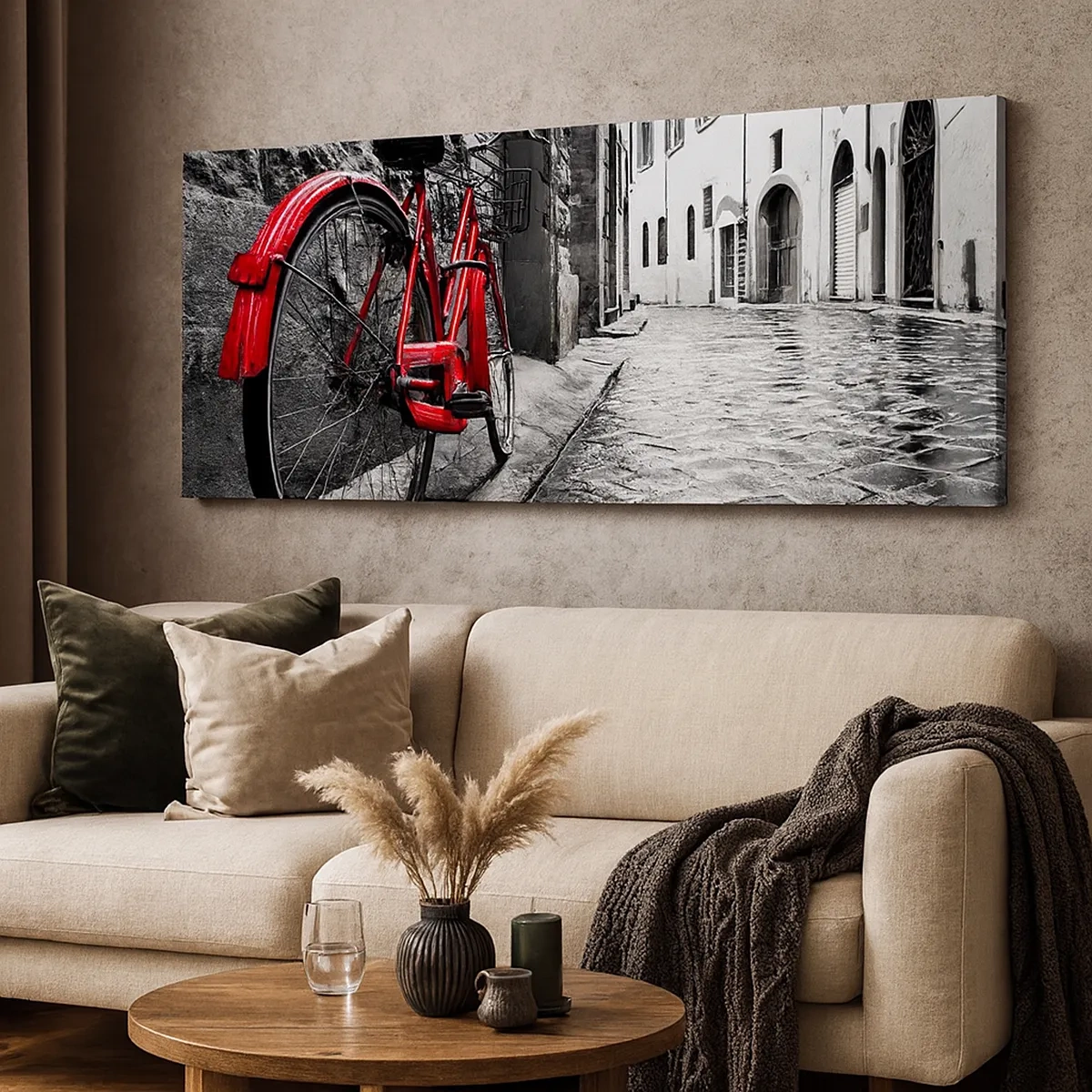 Lærredstryk - Billede på lærred - Ægte skønhed ældes ikke - 30x30 cm