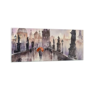 Billede på glas - Folk forandrer sig ikke - 100x40 cm