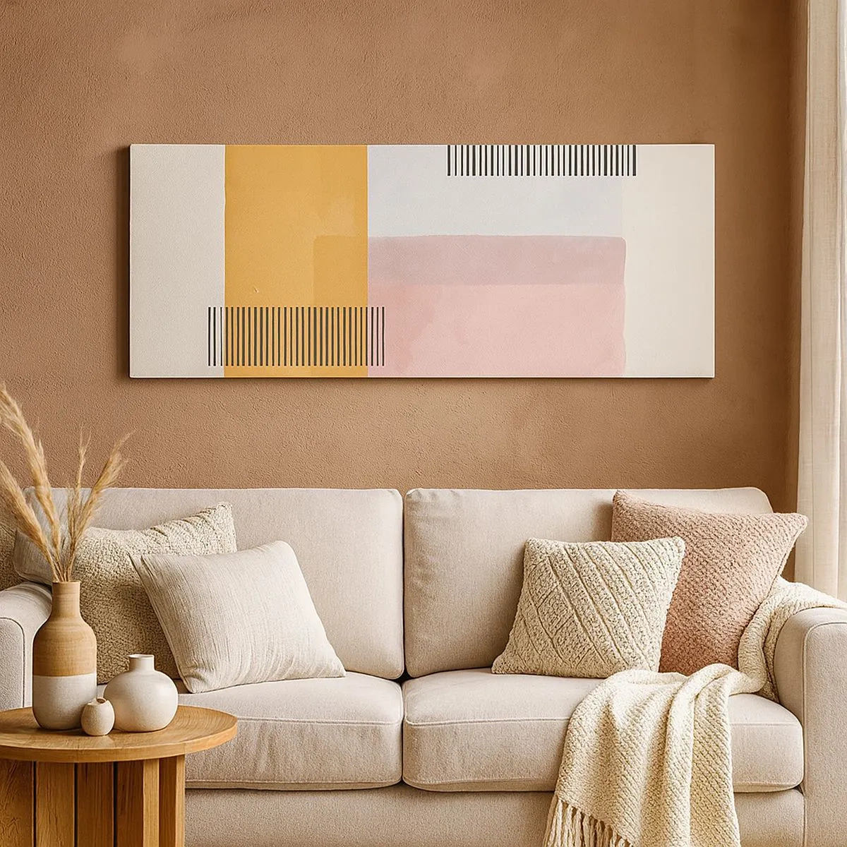 Lærredstryk - Billede på lærred - Fra hjørne til hjørne - 100x40 cm