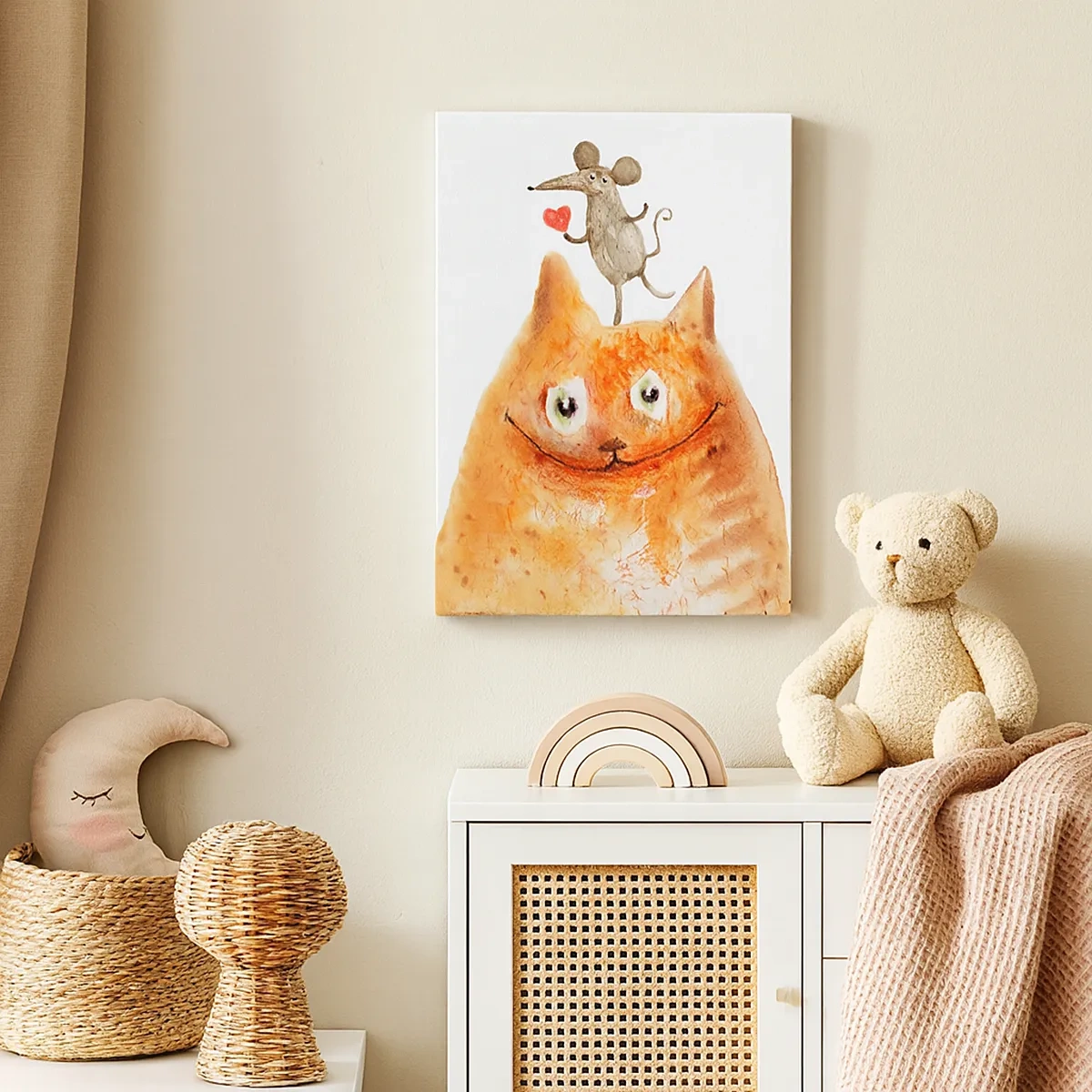 Lærredstryk - Billede på lærred - Kærlighedens paradokser - 50x70 cm