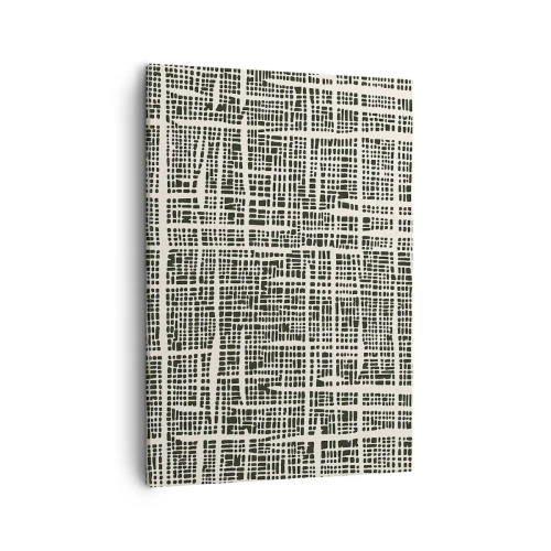 Lærredstryk - Billede på lærred - En sammensætning vævet - 50x70 cm