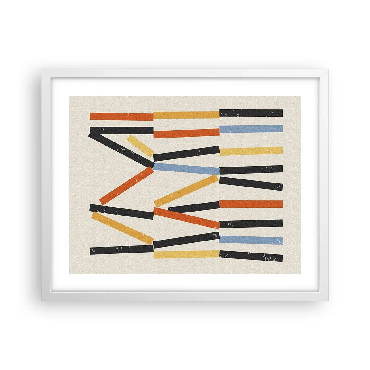 Plakat i hvid ramme - Vandret komposition - 50x40 cm
