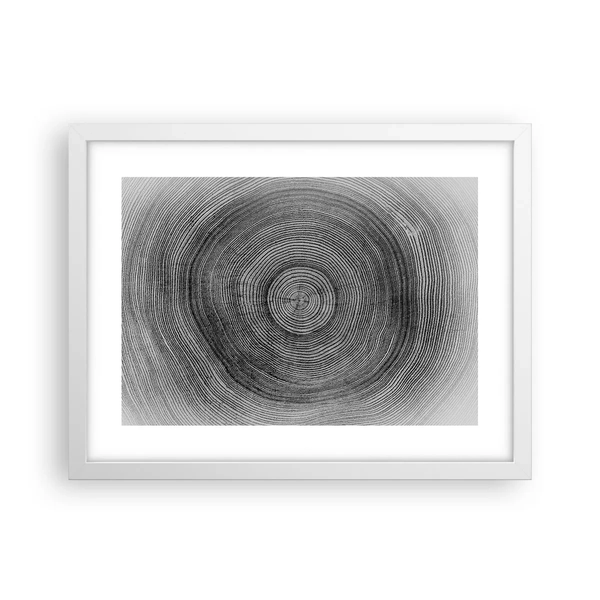 Plakat i hvid ramme - Et tegn på tiden - 40x30 cm