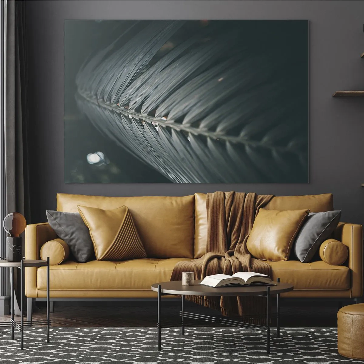 Billede på glas - Naturens præcision - 100x70 cm