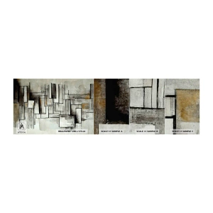 Prøve Fototapet Premium Canvas - Enkelthedens kraft - Stykke, Ældret, Tankestreger - 100x30 cm