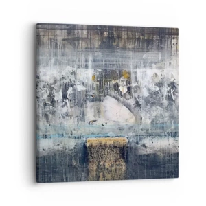 Lærredstryk - Billede på lærred - Som på is, som på fortovet - 30x30 cm