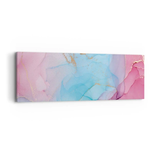 Lærredstryk - Billede på lærred - Møde og gennemtrængning - 90x30 cm