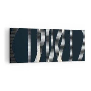 Lærredstryk - Billede på lærred - Forsøg på at bryde igennem mørket - 120x50 cm