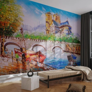 Fototapet på mål Premium Canvas - Deres tid går aldrig forbi - By, Paris, Arkitektur