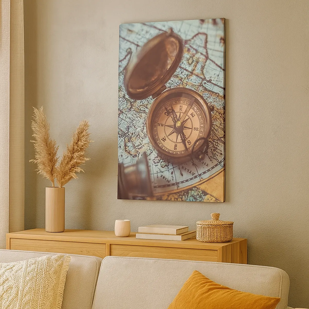 Lærredstryk - Billede på lærred - For eventyreren - 50x70 cm