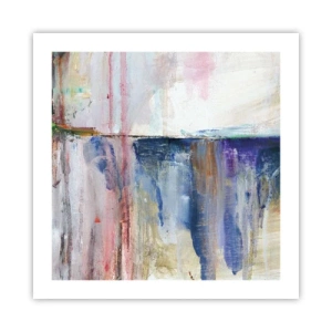 Plakat - Farverige indtryk og associationer - 50x50 cm