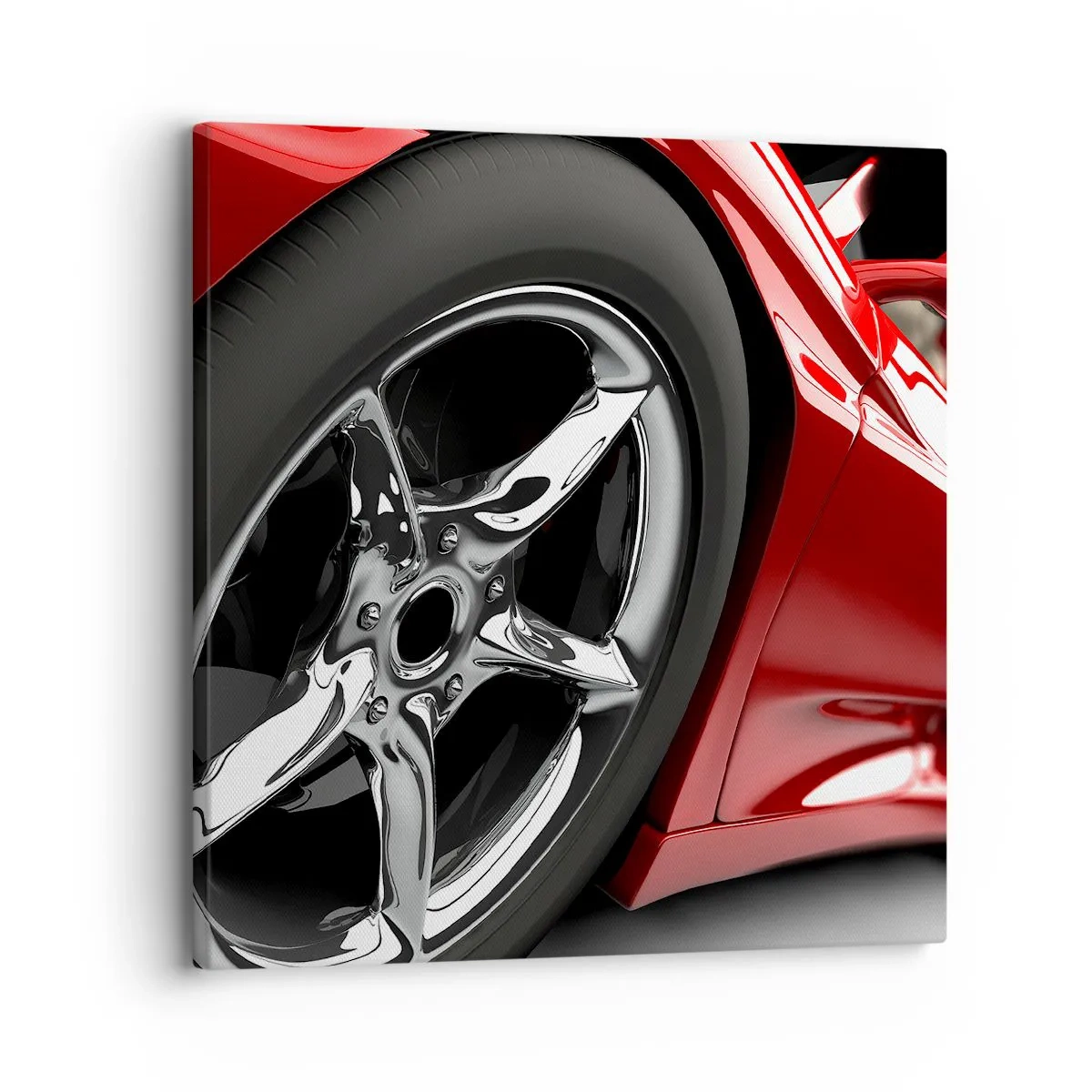 Lærredstryk - Billede på lærred - Lavet til fart - 30x30 cm