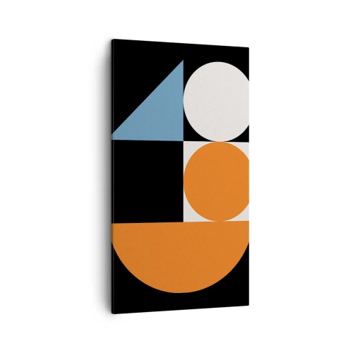 Lærredstryk - Billede på lærred - System til figurer - 45x80 cm