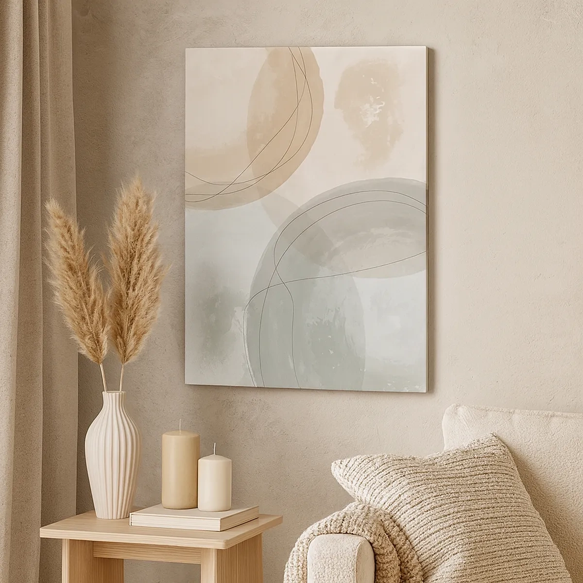 Lærredstryk - Billede på lærred - Gennemtrængning af verdener - 50x70 cm