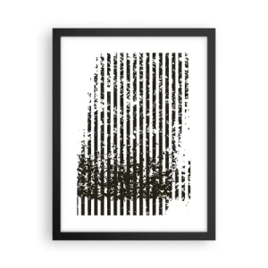 Plakat i sort ramme - Rytme og støj - 30x40 cm