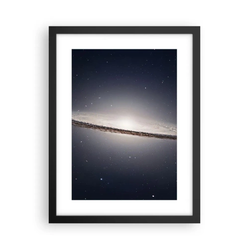 Plakat i sort ramme - Der var engang i en galakse langt, langt borte.... - 30x40 cm